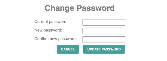 Change password